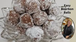 Easy Bourbon Balls  #recipe #dessert #cookingshow