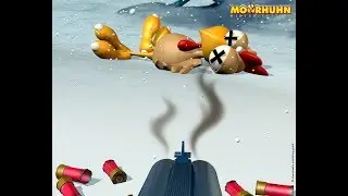 Moorhuhn winter edition gameplay with hacks(Infinite time)