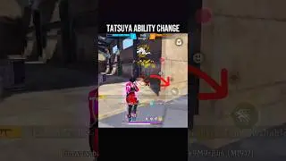TATSUYA ABILITY CHANGE 🥶 free fire new update - tatsuya ability change #ffa2bgaming