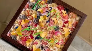 Paper Flower Shadowbox with a Silhouette Cameo 4 Machine