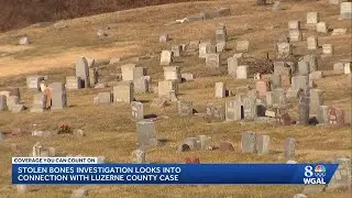 stolen bones investigation looks into connection with Luzerne County Case