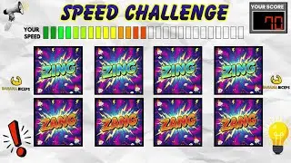 Slow to Fast Say The Word On Beat Speed Challenge 87 | SPEED EDITION | Easy Medium Hard | Fast