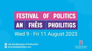 Scottish Youth Film Foundation | Live from the Festival of Politics | Day 1