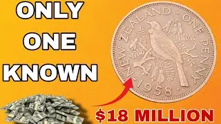 NEW ZEALAND 1958 ONE PENNY Coin VALUE Review Queen Elizabeth These!