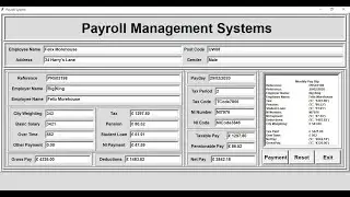 Overview of Advanced Payroll Management System in Python