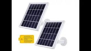 Solar Panel Only Compatible with Arlo Pro, Waterproof Arlo Accessory to Power Arlo Pro - Overview
