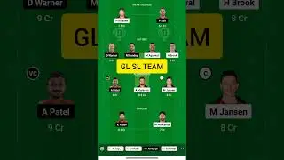 DC VS SRH GRAND LEAGUE GL SL #cricket #status #shorts #dream11 #ipl #DC #SRH #jiocinema #tataipl