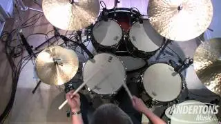 Steve White running through some of his drum licks on the Mapex 'Retrosonic' Snare drum