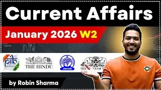 Weekly Current Affairs 3rd to 9th January 2026 🔥 | Most Important MCQs | Current Affairs