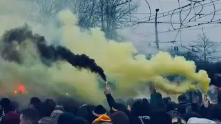 Ultras Dynamo Dresden gegen Greuther F&uuml;rth in Rudofl Harbig Stadion | 2.Bundesliga 