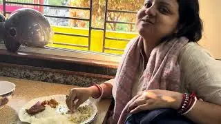 I went to visit Diamond Harbour | I had a grand feast at noon at Debur Hindu Hotel 😋