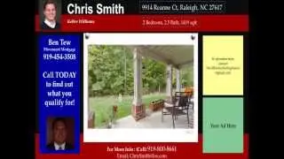 Move-in ready 2 bedroom townhome in 27617
