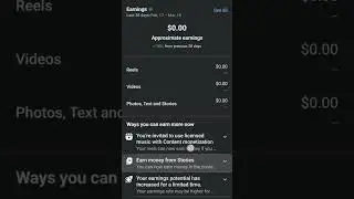 Content Monitization Set-up earnings #monitization #facebookmonitization #content #foryou