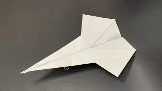 Comment faire un Avion en Papier qui vole longtemps et loin | Avion de Chasse en Papier
