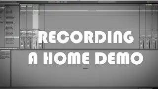 Recording a Latin Rock Song as a Demo -  Music Production Vlog 01