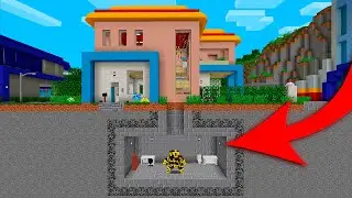 TROLLEO A MI AMIGO CONSTRUYENDO UNA PRISIÓN DEBAJO DE MI CASA EN MINECRAFT 😂