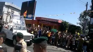 His Holiness Pope Francis Visit Sri lanka 2015 - 01 - 13