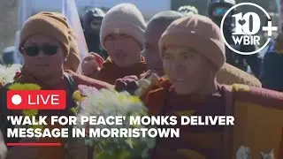 Watch Live: 'Walk for Peace' monks deliver message in Morristown