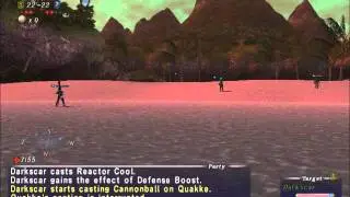 final fantasy 11 Ballista quakke vs darkscar round 2