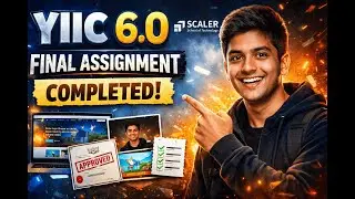 I Completed Scaler YIIC 6.0 | Built Projects Using AI, Design & Code@ScalerSchoolOfTechnology