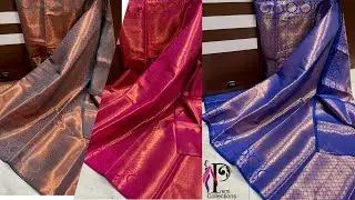 Rich Look Banarasi Soft Silk Sarees with Copper Zari || Premi Collections