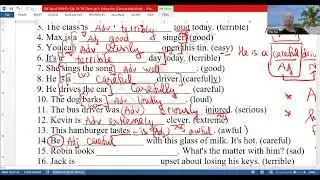 2026  Global Success 6  Ngữ Ph&aacute;p Gốc  Adjectives and Adverbs  Lesson 1