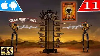 Steampunk Tower Gameplay Walkthrough Level 11 (4k-60FPS) [HINDI]