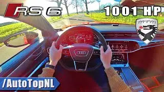 1001HP AUDI RS6 C8 MTM POV Test Drive by AutoTopNL