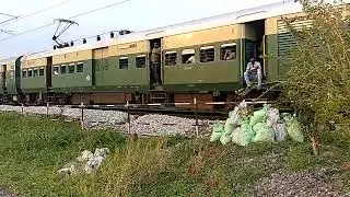 #repalle passenger train cross lion