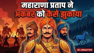 Maharana Partap Ne Akbar Ko Kese Jhukaya || 2D Animation 