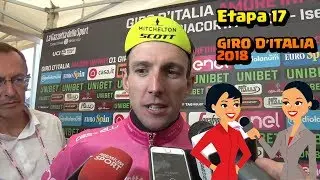 Simon Yates | Stage 17 | Etapa 17 | Post Race Interview | Entrevista Post Etapa | Giro d'Italia 2018