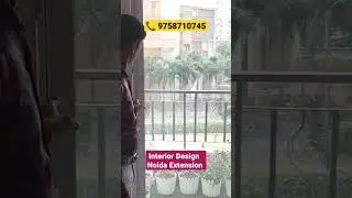 Mesh door Design |2bhk Interior Design idea |Noida Extension #shorts  #interiordesign #youtubeshorts