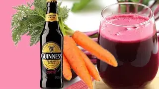 CARROT AND BEETFOOT GUINNESS PUNCH | BEETROOT JUICE RECIPE | BEETROOT