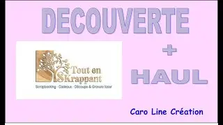 Haul et d&eacute;couverte d'une nouvelle boutique scrap dans le 27