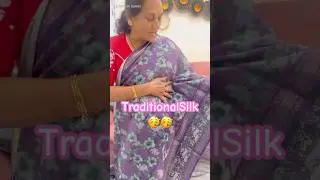 Silk Saree Look 😍 | Old Wedding Style Border | New Year Special