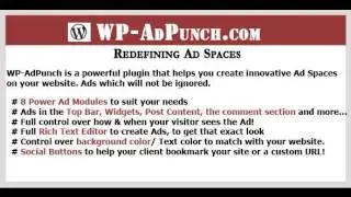 Preview WP-AdPunch - The Ultimate Ads Plugin