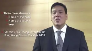 Oral Advocacy (7): Citing cases