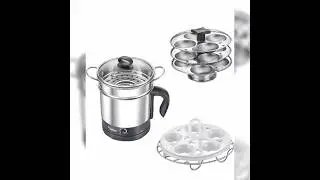 Prestige 1.5L Multi Kettle. Comes with Idli stand,egg boiling rack &Steamer#multicooker#prestige