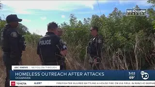 Oceanside Police Department increases outreach to homeless community after recent attacks