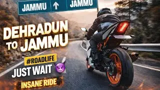 Dheradhun se jammu jate hua ye kya hua 😱| r15 walo ke sath race 🏍️