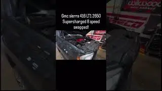 GMC SIERRA 416 LT1 2650 Supercharged 8 Speed Swapped&hellip;NASTY BUILD #gmcsierra #shortsvideo
