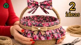 super Beautiful but low_cost!2BEST DIY space_Saving Craft Ideas From waste materials♻️ #2025