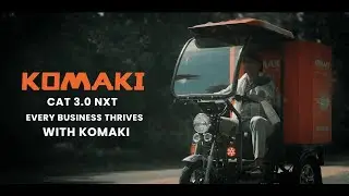 Discover the Komaki CAT 3.0 NXT: The Ultimate Electric Delivery Vehicle! #HarVyaparKomaki