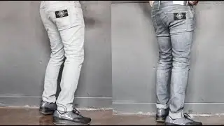 КАК СИДЯТ ДЖИНСЫ STONE ISLAND DENIM 🤔🤔 | РУКОВОДСТВО ПО УЗКИМ, ОБЛЕГАЮЩИМ И СРЕДНИМ ЛЕГКАМ