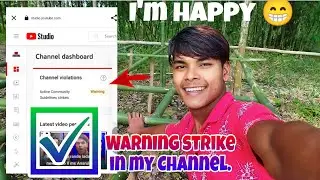 finally new blog Community Guidelines, strike no more.  Now there is a warning. MX ANARUL happy 👌💯🔥