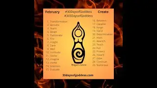 A Year of Goddess Magic: February (Create, #30DaysofGoddess)
