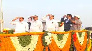 Sasana Mandali Chairman NMD Farooq Flag hoisting @ amavarathi
