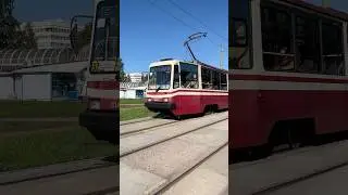 Трамвай🟩52🟥 #automobile #tramtrain #animemusic #tram #train #driftphonkmusic#travel #trainspotting