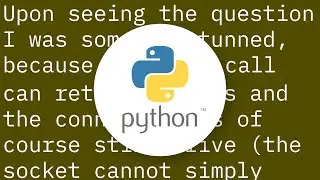 When and why socket.send() returns 0 in python?