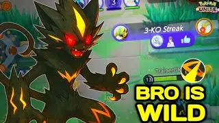 Wild Charge Zeraora Melting everyone in seconds with this OP Build 😎 Pokemon Unite